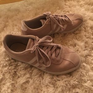 Adidas Pink Suede Sneakers